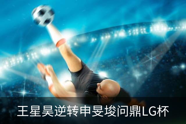 王星昊逆转申旻埈问鼎LG杯